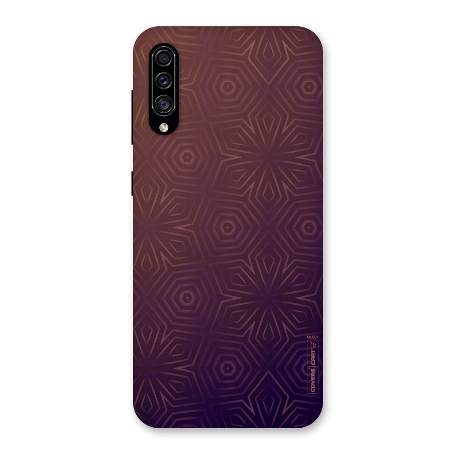 Lavish Purple Pattern Back Case for Galaxy A30s