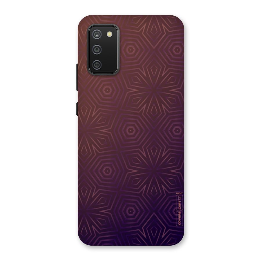 Lavish Purple Pattern Back Case for Galaxy M02s