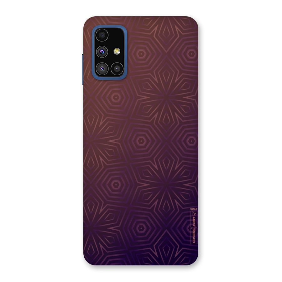 Lavish Purple Pattern Back Case for Galaxy M51