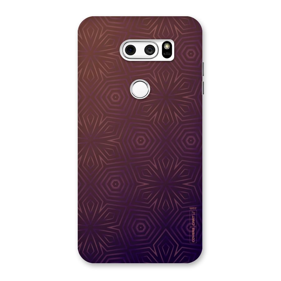 Lavish Purple Pattern Back Case for LG V30