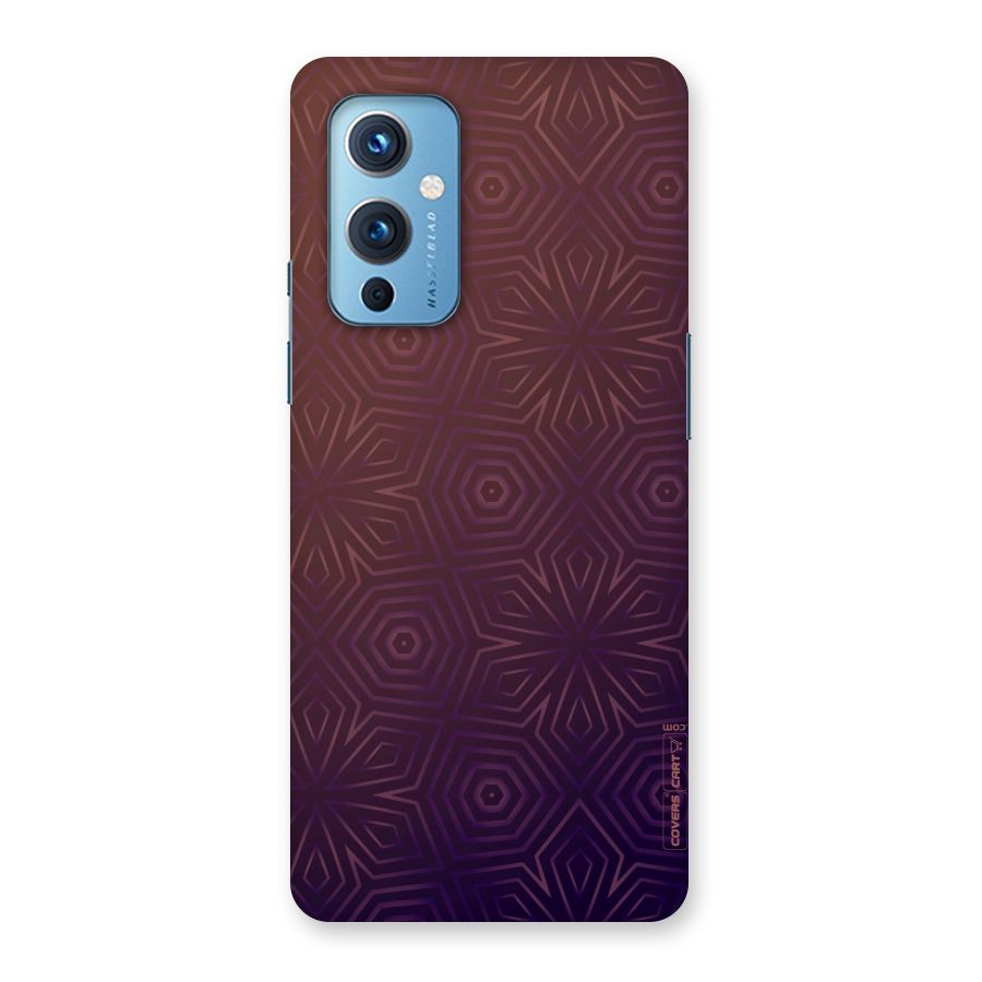 Lavish Purple Pattern Back Case for OnePlus 9