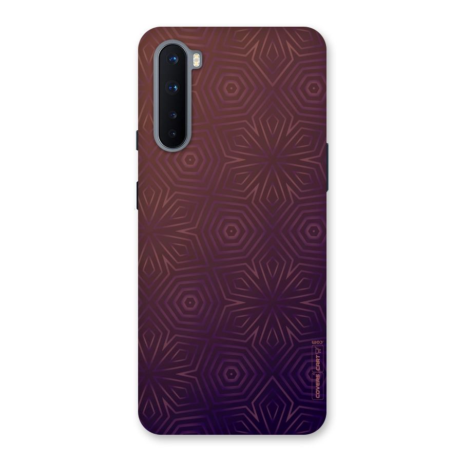 Lavish Purple Pattern Back Case for OnePlus Nord