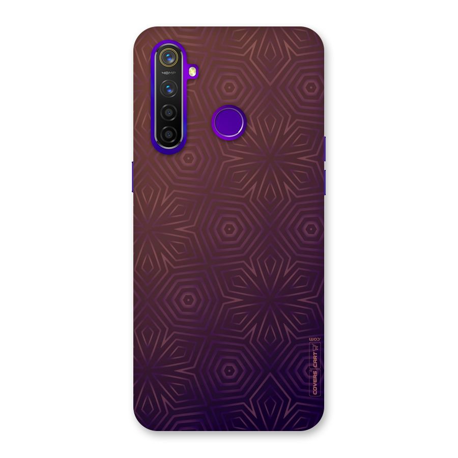Lavish Purple Pattern Back Case for Realme 5 Pro