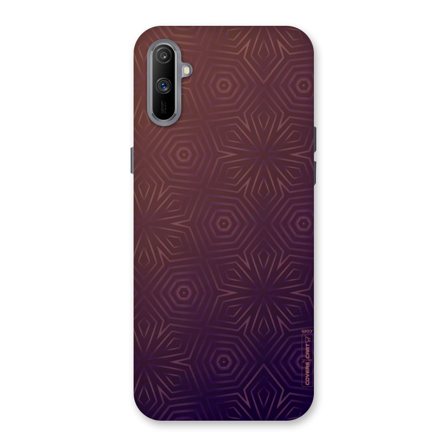 Lavish Purple Pattern Back Case for Realme C3