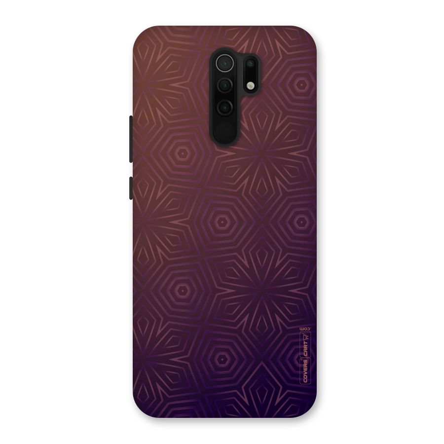 Lavish Purple Pattern Back Case for Redmi 9 Prime