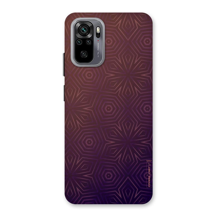 Lavish Purple Pattern Back Case for Redmi Note 10