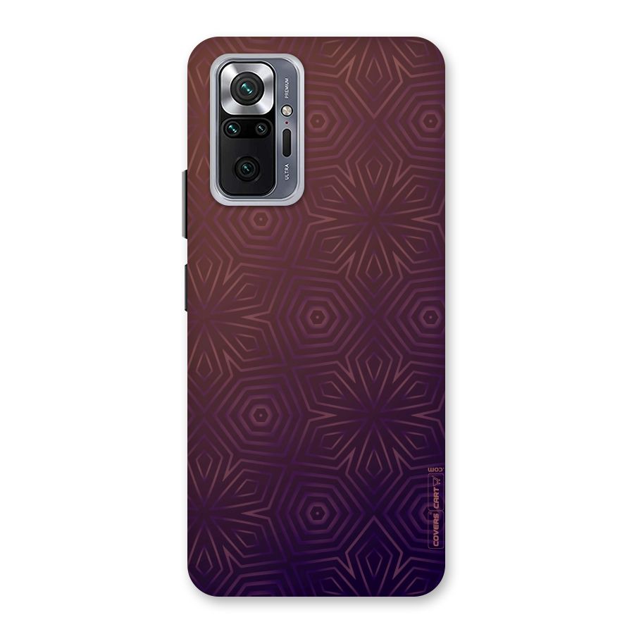 Lavish Purple Pattern Back Case for Redmi Note 10 Pro Max