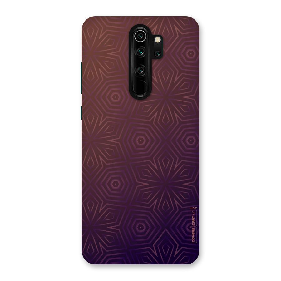 Lavish Purple Pattern Back Case for Redmi Note 8 Pro