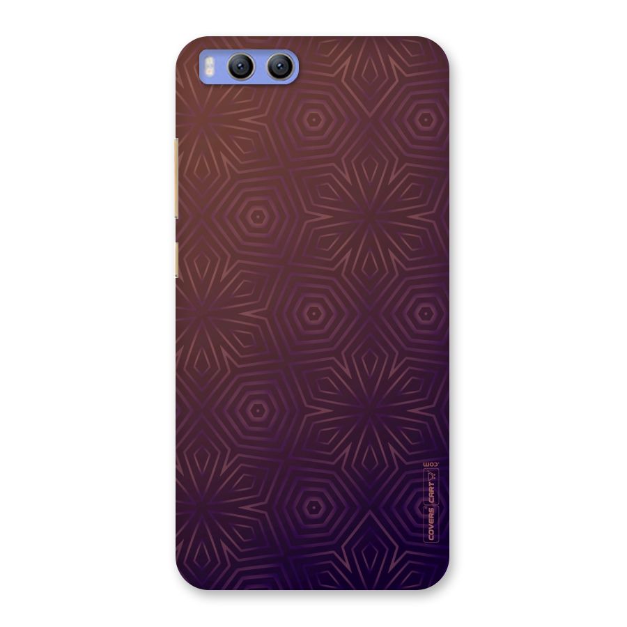Lavish Purple Pattern Back Case for Xiaomi Mi 6