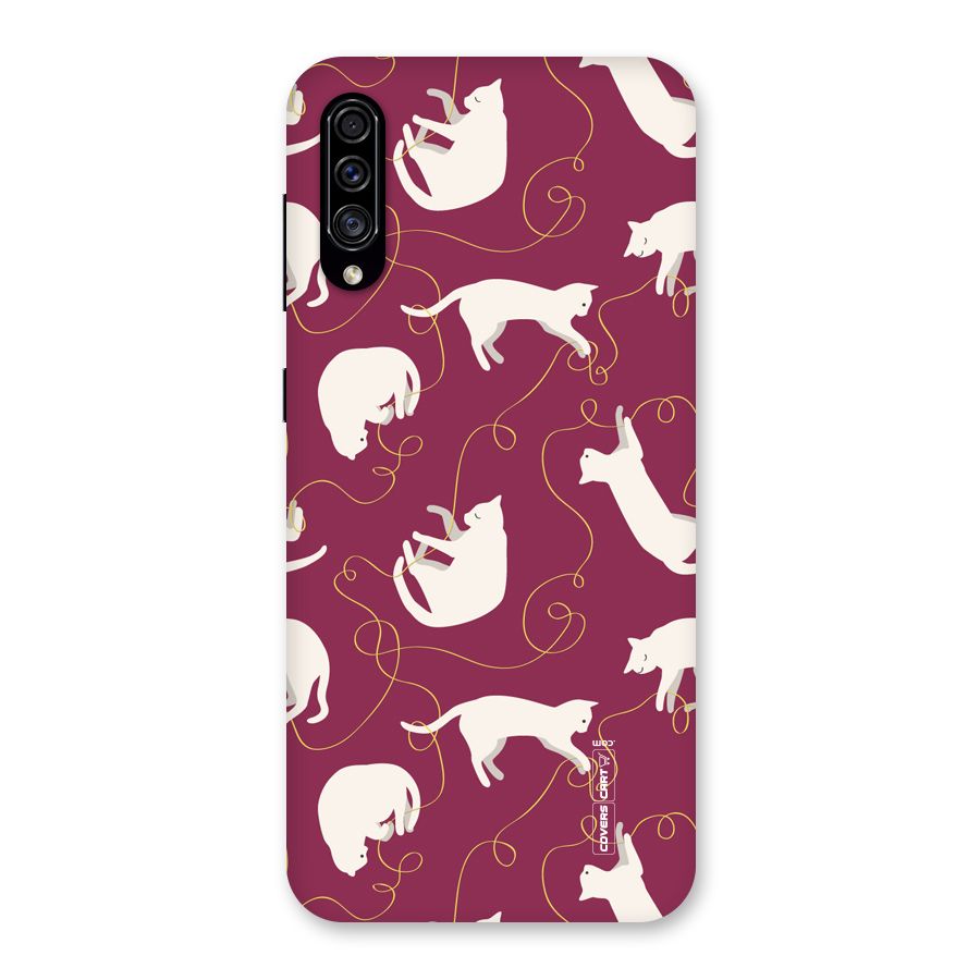 Lazy Kitty Back Case for Galaxy A30s