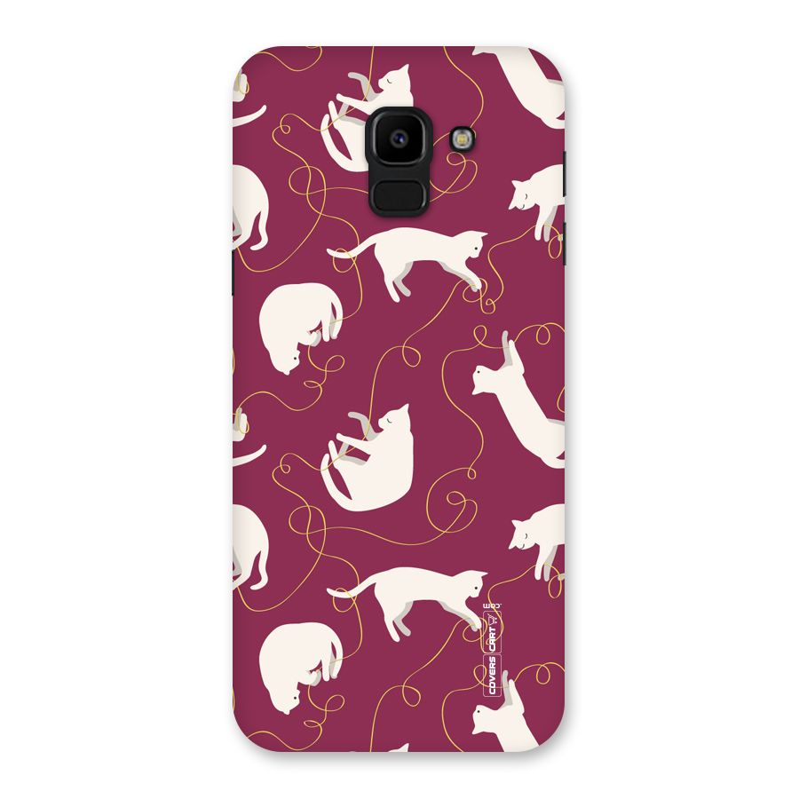 Lazy Kitty Back Case for Galaxy J6
