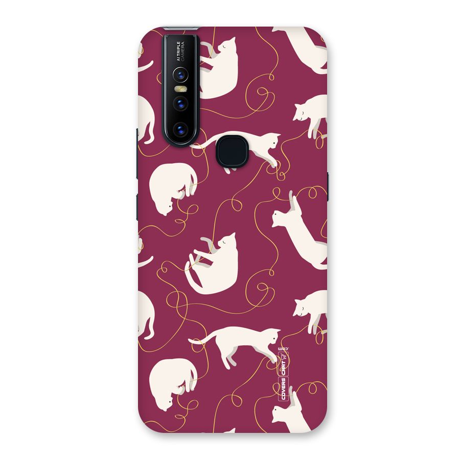 Lazy Kitty Back Case for Vivo V15