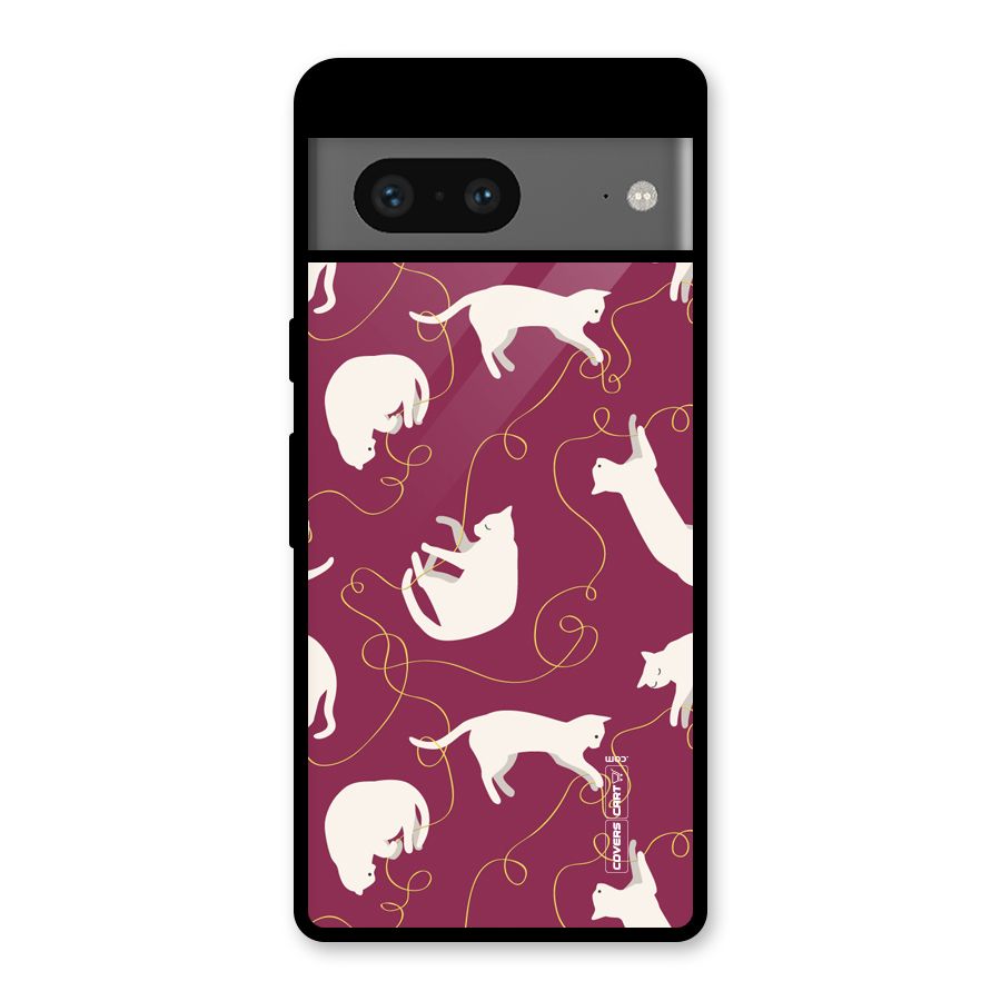 Lazy Kitty Glass Back Case for Google Pixel 7