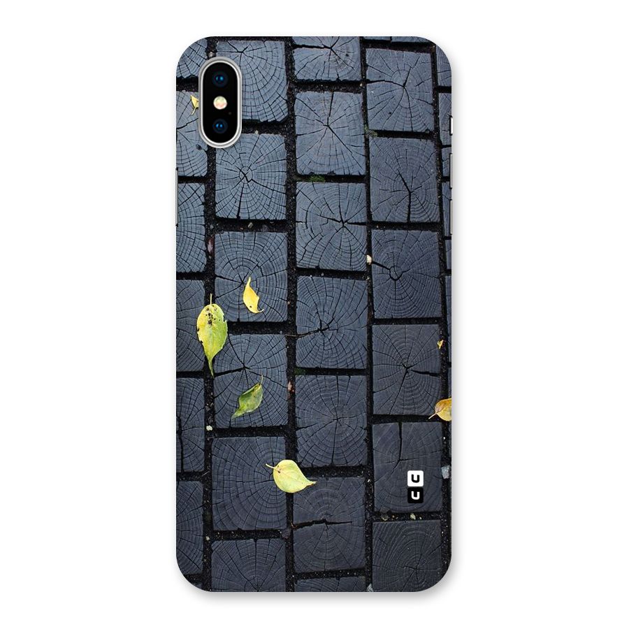 Leaf On Floor Back Case for iPhone XS