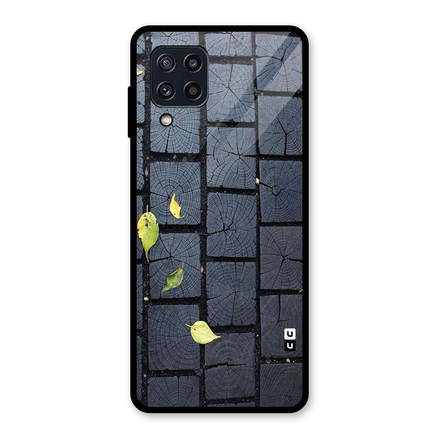 Leaf On Floor Glass Back Case for Galaxy M32