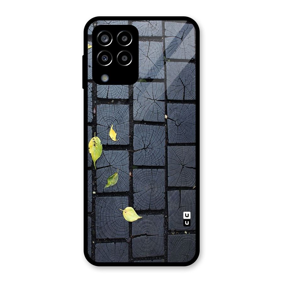 Leaf On Floor Glass Back Case for Galaxy M33