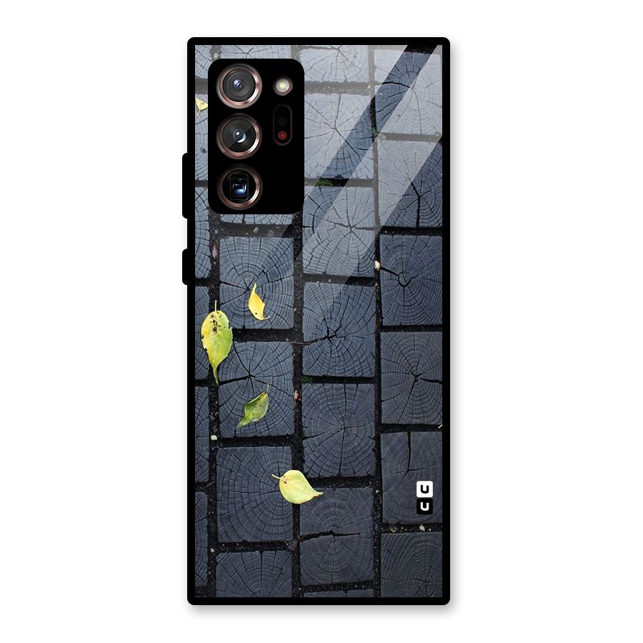 Leaf On Floor Glass Back Case for Galaxy Note 20 Ultra 5G
