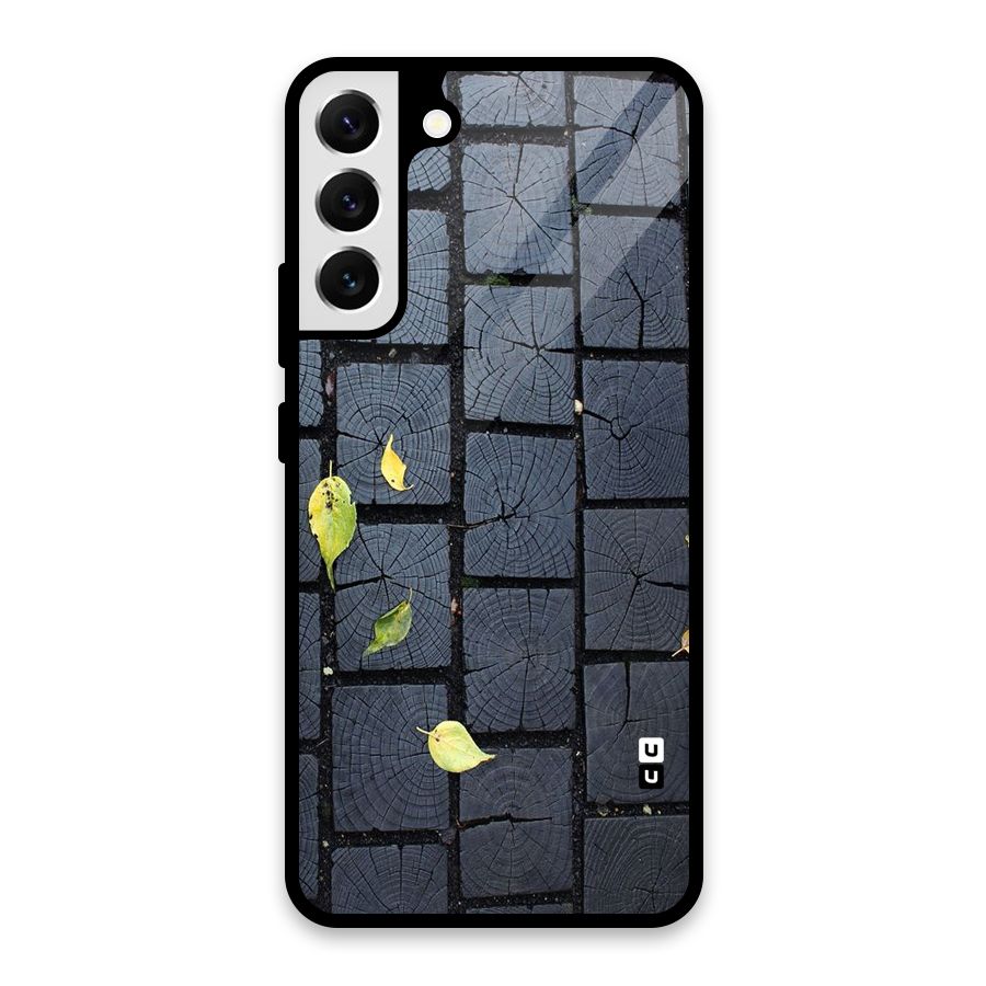 Leaf On Floor Glass Back Case for Galaxy S22 Plus 5G