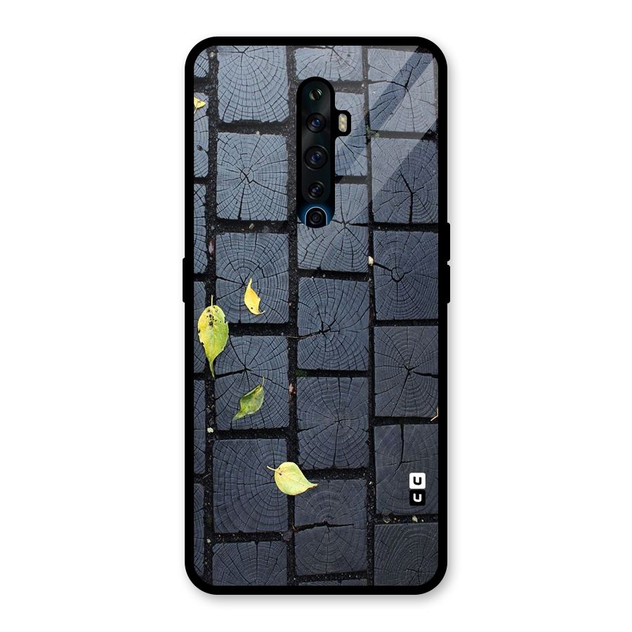 Leaf On Floor Glass Back Case for Oppo Reno2 F