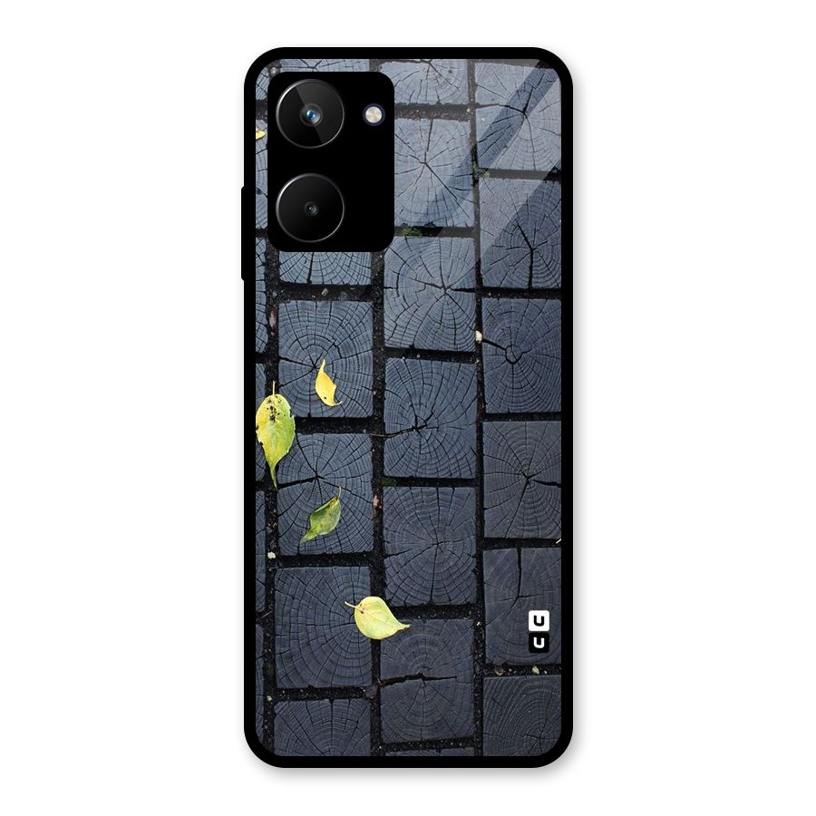 Leaf On Floor Glass Back Case for Realme 10