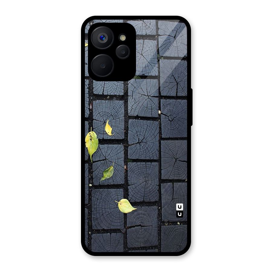 Leaf On Floor Glass Back Case for Realme 9i 5G
