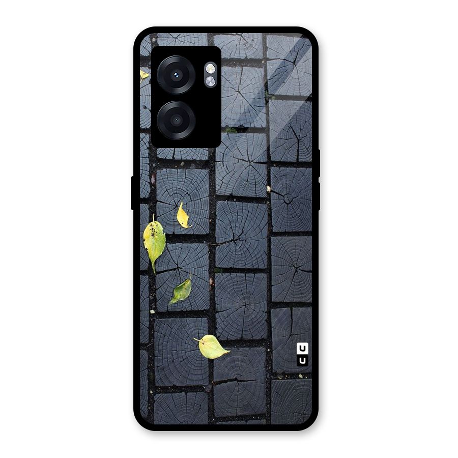 Leaf On Floor Glass Back Case for Realme Narzo 50 5G
