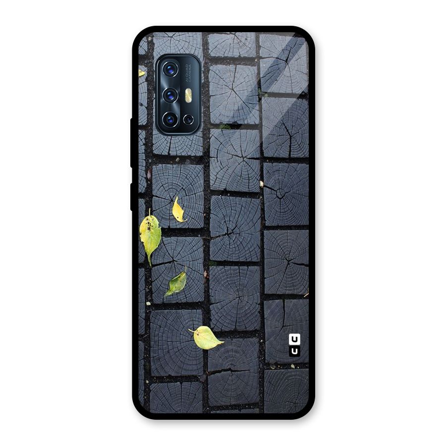 Leaf On Floor Glass Back Case for Vivo V17