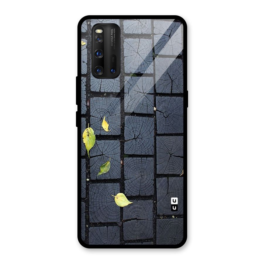Leaf On Floor Glass Back Case for Vivo iQOO 3