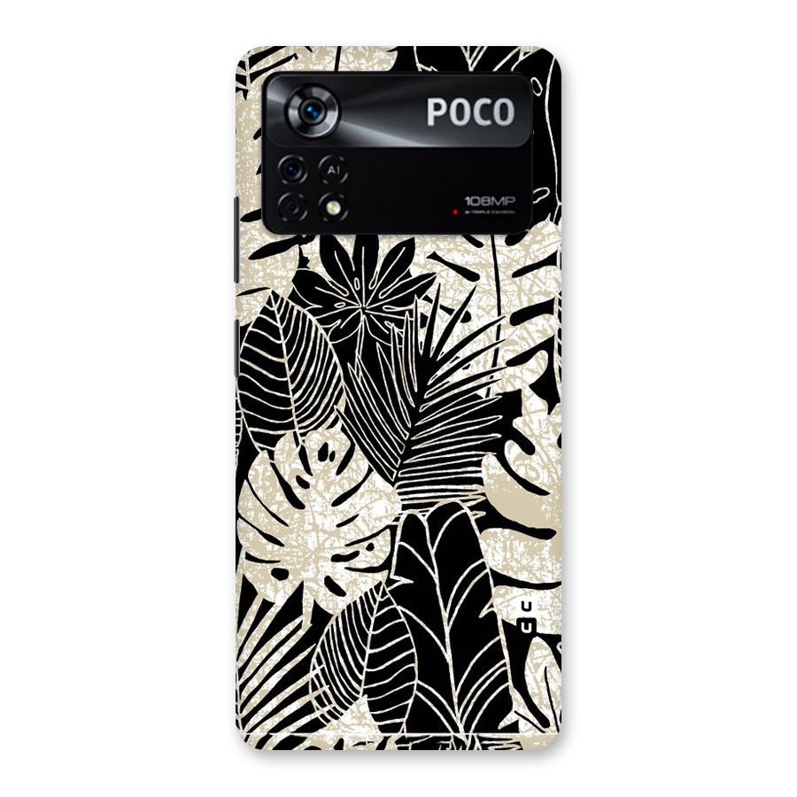 Leaf Pattern Back Case for Poco X4 Pro 5G