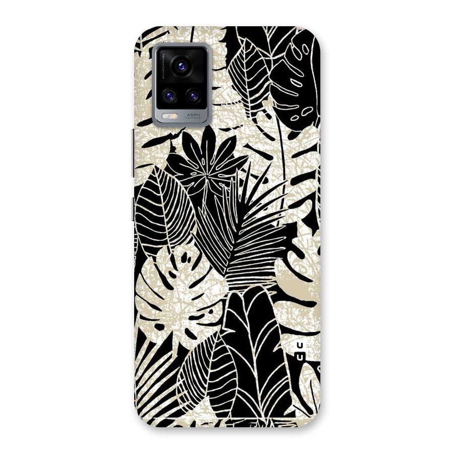 Leaf Pattern Back Case for Vivo V20