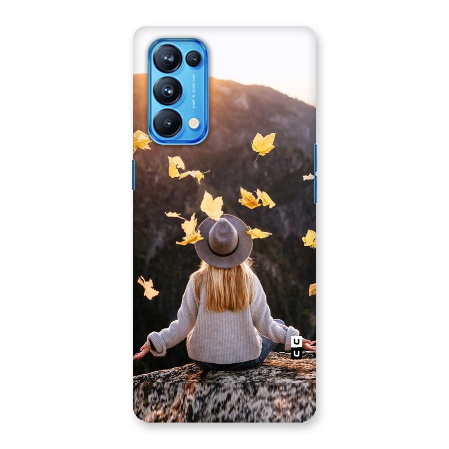 Leaf Rain Sunset Back Case for Oppo Reno5 Pro 5G