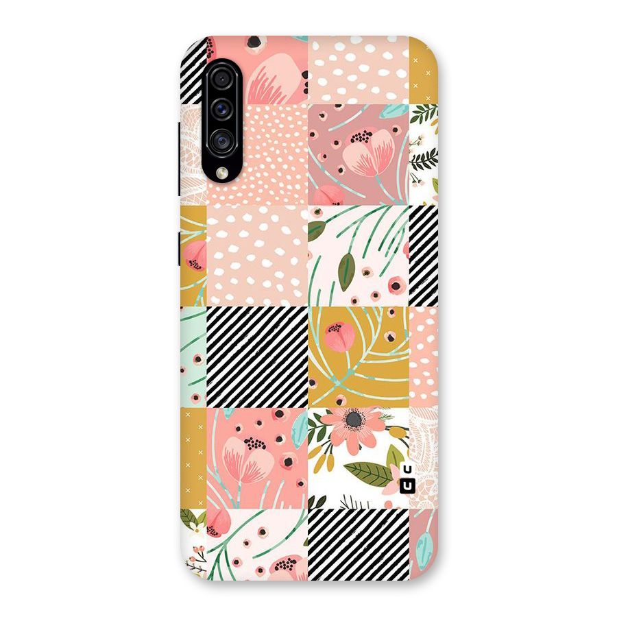 Leaf Stripe Polka Back Case for Galaxy A30s