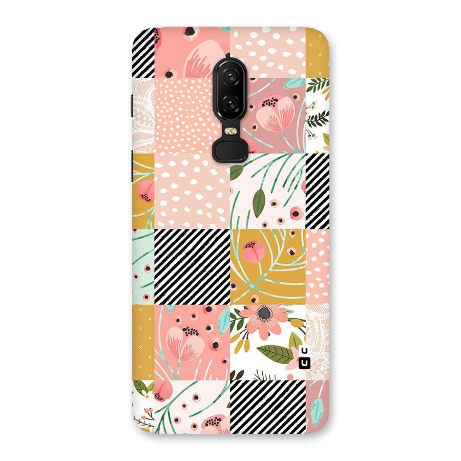 Leaf Stripe Polka Back Case for OnePlus 6