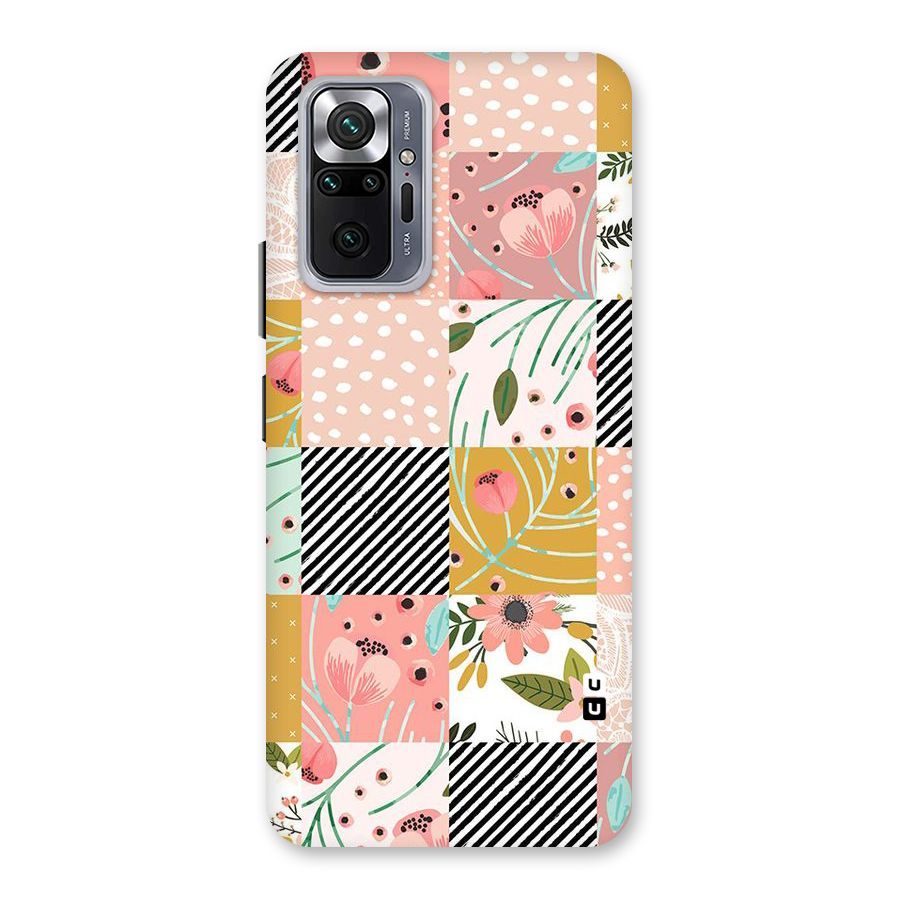 Leaf Stripe Polka Back Case for Redmi Note 10 Pro