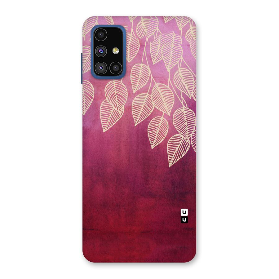 Leafy Outline Back Case for Galaxy M51