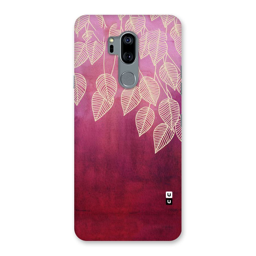 Leafy Outline Back Case for LG G7