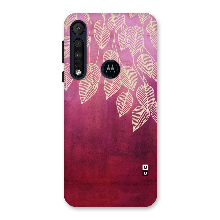 Leafy Outline Back Case for Motorola One Macro