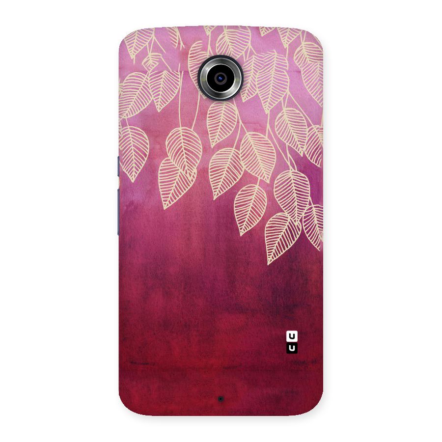 Leafy Outline Back Case for Nexsus 6
