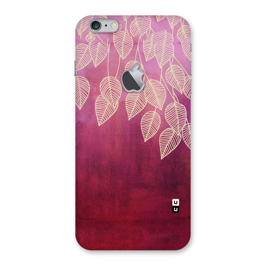 Leafy Outline Back Case for iPhone 6 Plus 6S Plus Logo Cut