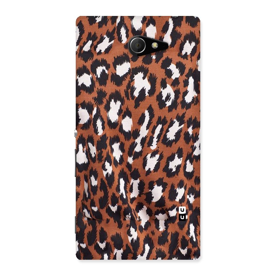 Leapord Design Back Case for Sony Xperia M2