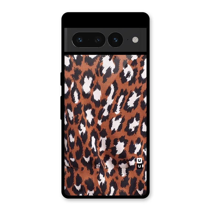 Leapord Design Glass Back Case for Google Pixel 7 Pro
