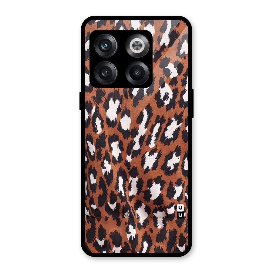 Leapord Design Glass Back Case for OnePlus 10T