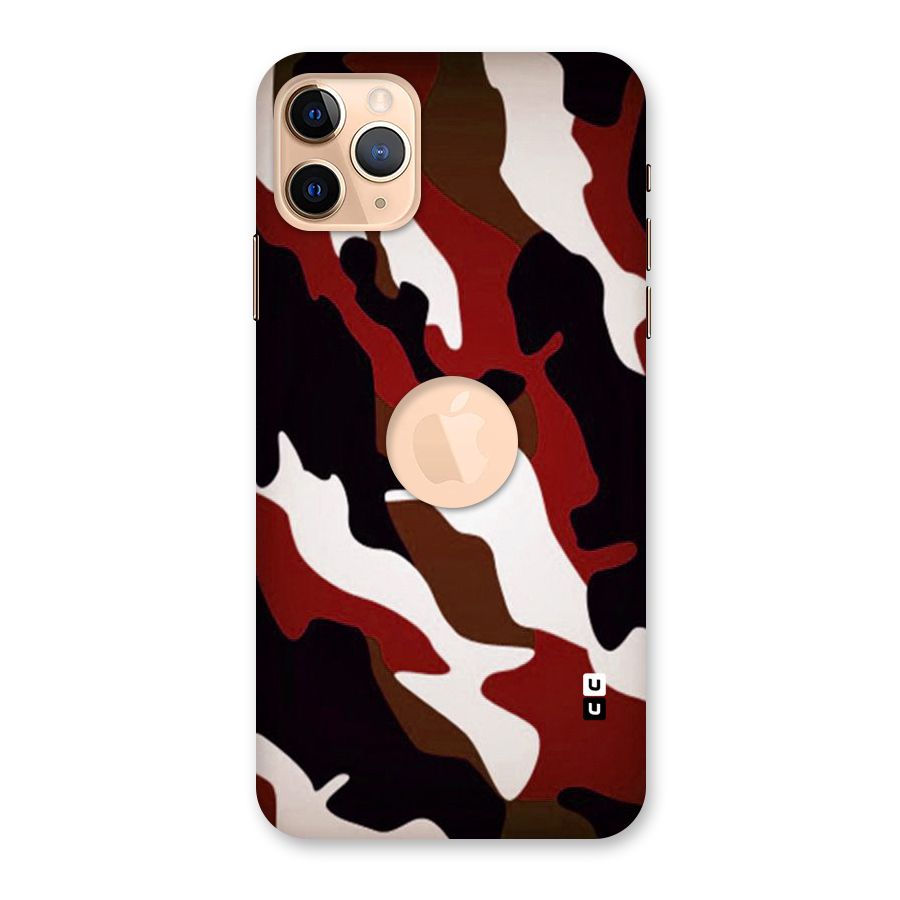 Leapord Pattern Back Case for iPhone 11 Pro Max Logo Cut