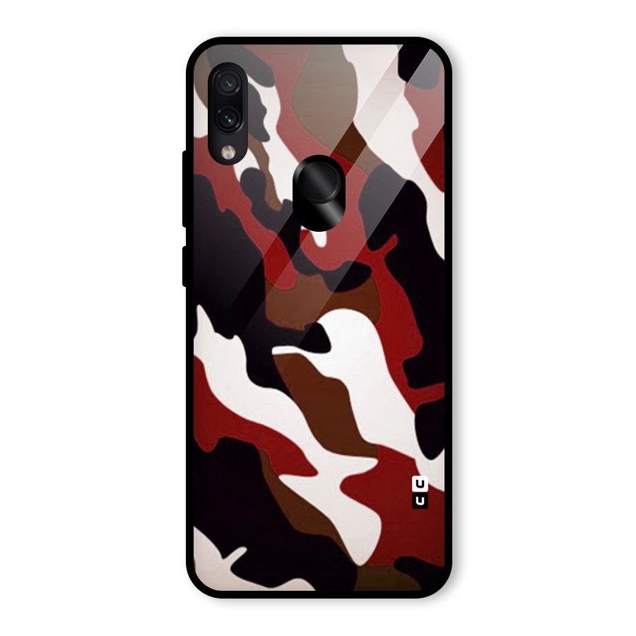 Leapord Pattern Glass Back Case for Redmi Note 7 Pro
