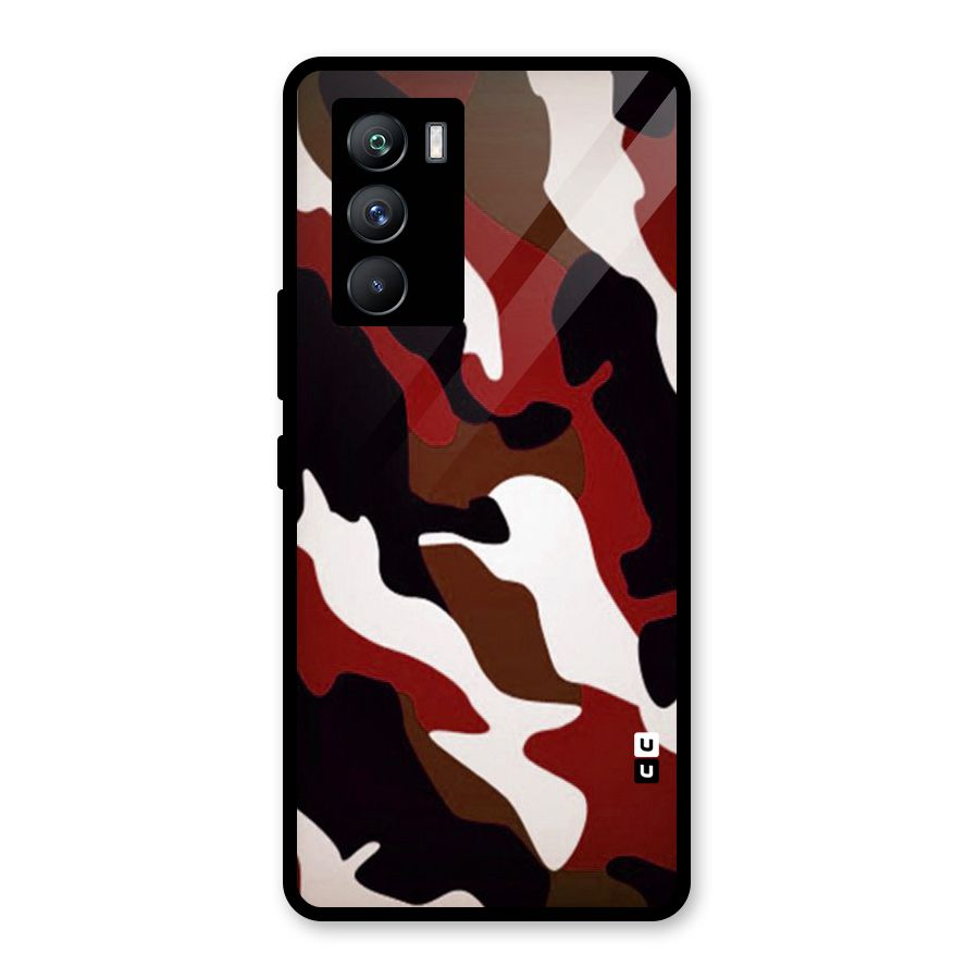 Leapord Pattern Glass Back Case for Vivo iQOO 9 SE