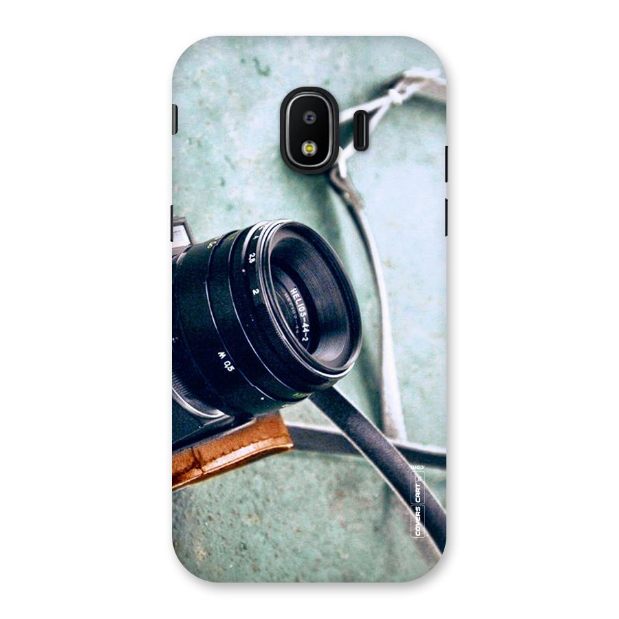 Leather Camera Lens Back Case for Galaxy J2 Pro 2018