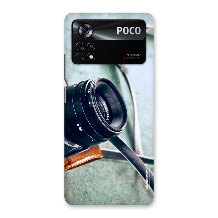 Leather Camera Lens Back Case for Poco X4 Pro 5G