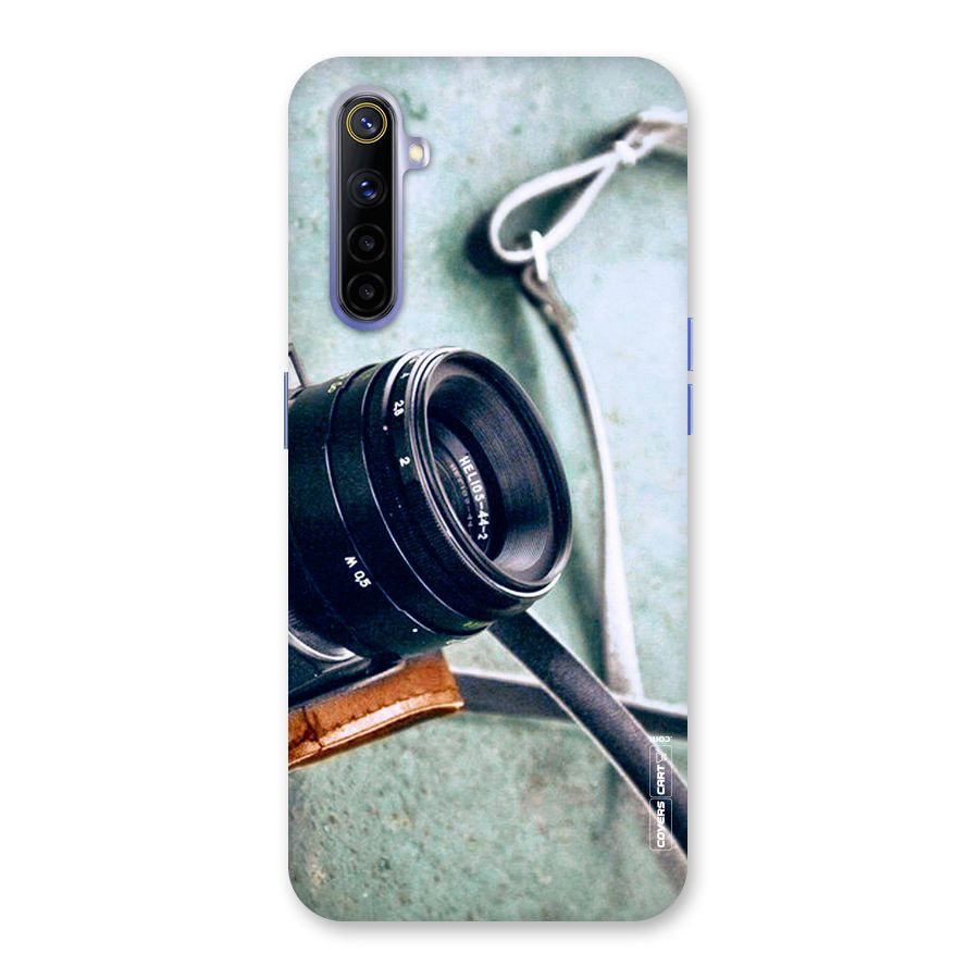 Leather Camera Lens Back Case for Realme 6i