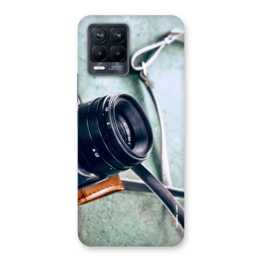 Leather Camera Lens Back Case for Realme 8 Pro
