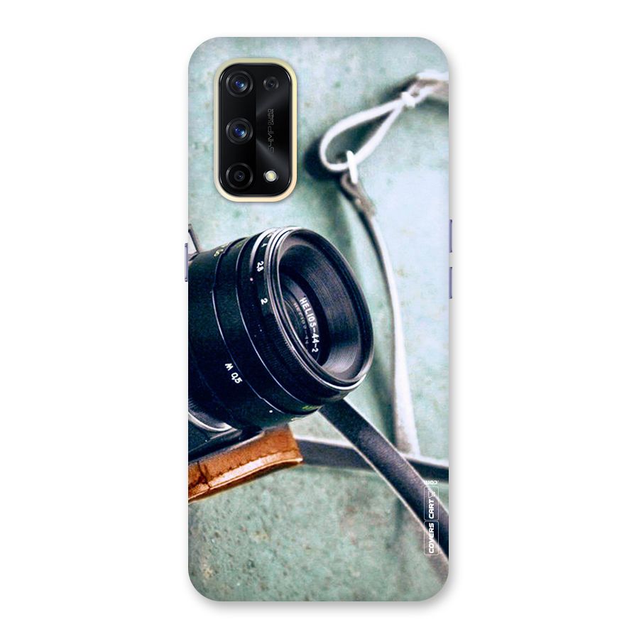 Leather Camera Lens Glass Back Case for Realme X7 Pro
